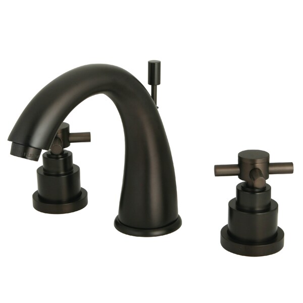 8" Widespread Bathroom Faucet, Oil Rubbed Bronze